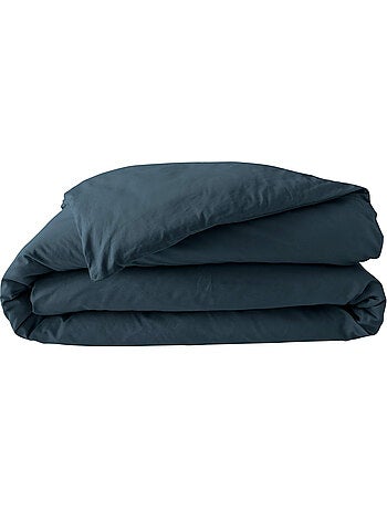 Parure de lit – percale de coton 78 fils – qualité hôtel – 2 taies 63x63 cm