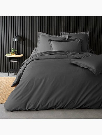 Parure de lit – percale de coton 78 fils – qualité hôtel – 2 taies 63x63 cm