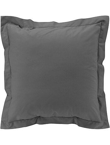 Parure de lit – percale de coton 78 fils – qualité hôtel – 2 taies 63x63 cm