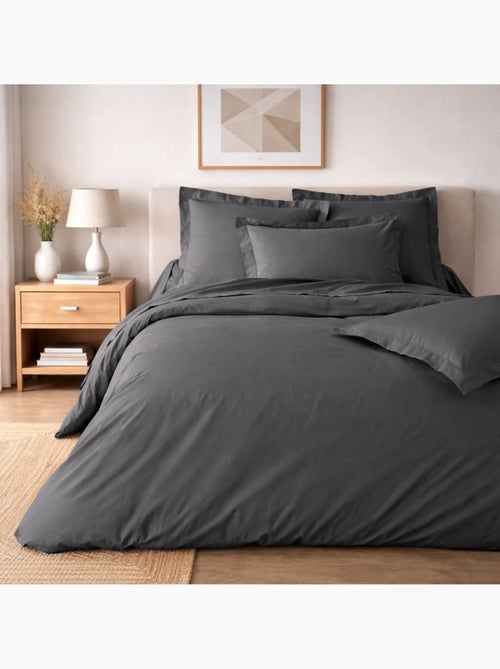 Parure de lit – percale de coton 78 fils – qualité hôtel – 2 taies 63x63 cm - Kiabi Parure de lit – percale de coton 78 fils – qualité hôtel – 2 taies 63x63 cm - Kiabi