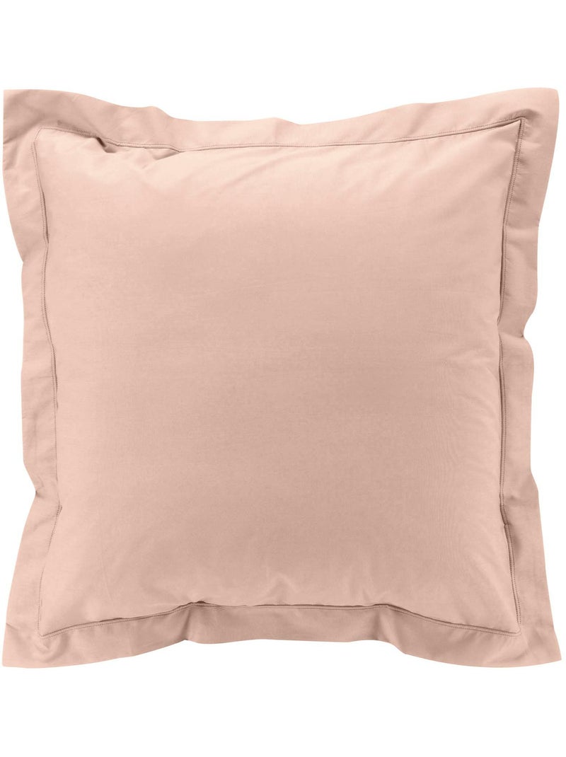Parure de lit – percale de coton 78 fils – qualité hôtel – 2 taies 63x63 cm Nude - Kiabi