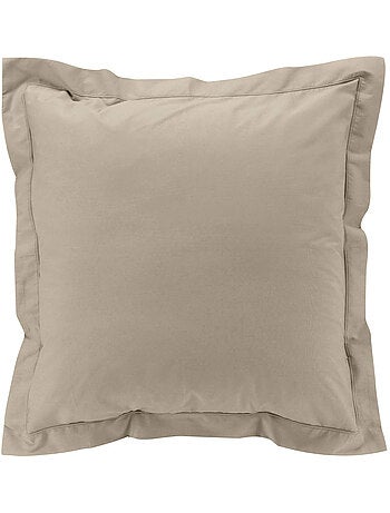 Parure de lit – percale de coton 78 fils – qualité hôtel – 2 taies 63x63 cm