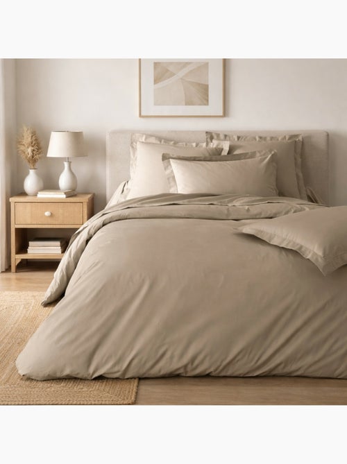Parure de lit – percale de coton 78 fils – qualité hôtel – 2 taies 63x63 cm - Kiabi Parure de lit – percale de coton 78 fils – qualité hôtel – 2 taies 63x63 cm - Kiabi