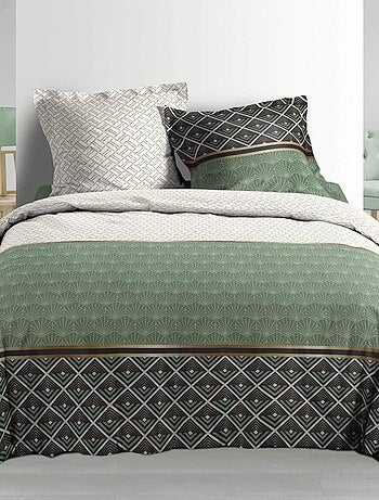 Parure de lit percale de coton 78fils belor promo linge