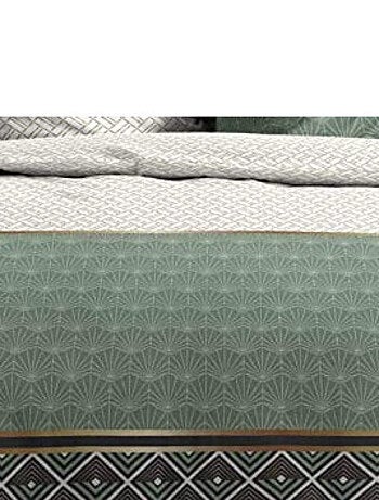 Parure de lit percale de coton 78fils belor promo linge