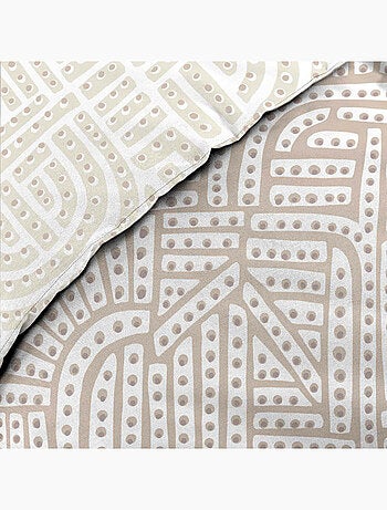 Parure de lit percale de coton 78fils eliot douceur d'intérieur