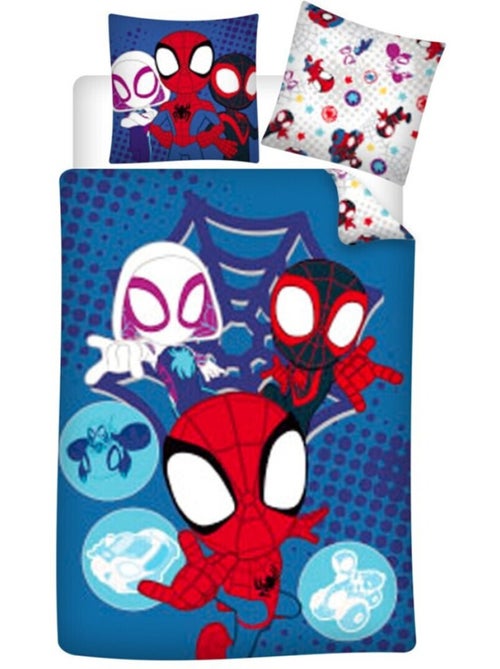 Parure de lit polycoton aymax spiderman - Kiabi Parure de lit polycoton aymax spiderman - Kiabi