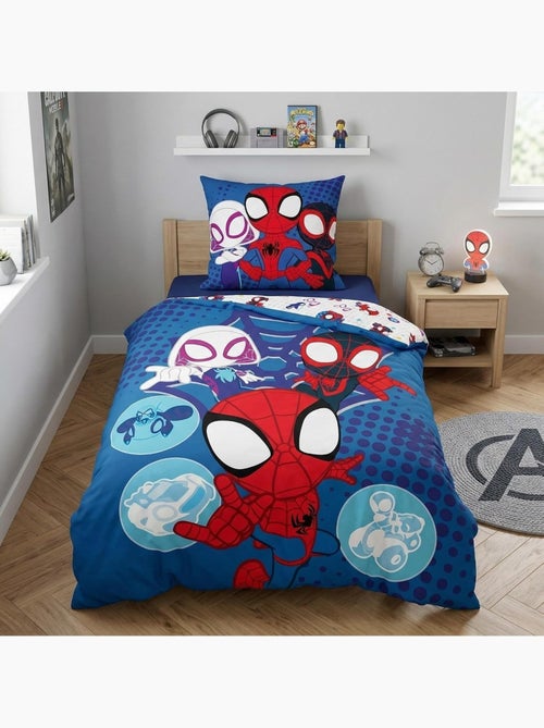 Parure de lit polycoton aymax spiderman - Kiabi Parure de lit polycoton aymax spiderman - Kiabi