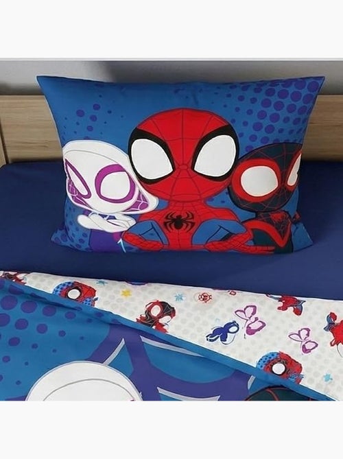 Parure de lit polycoton aymax spiderman - Kiabi Parure de lit polycoton aymax spiderman - Kiabi