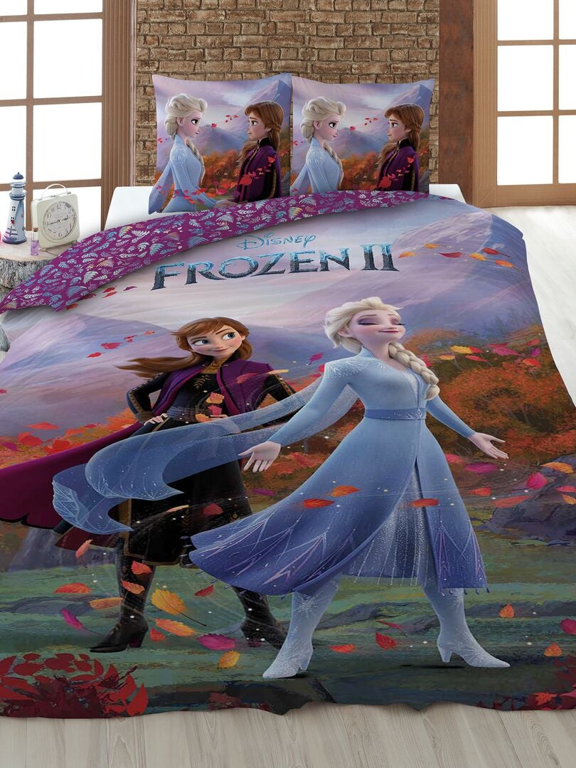 Disney - Parure de lit - 1 personne - La reine des neiges (140 x 200 cm)