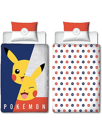 Parure de lit réversible 'Pokémon' Pikachu imprimé – Pokémon