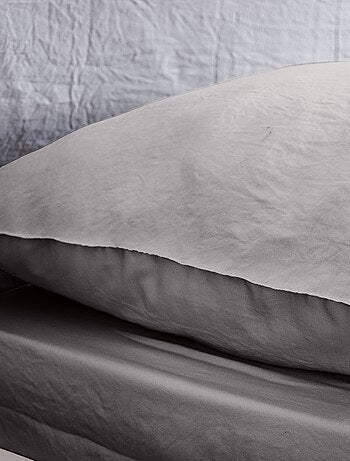 Parure de lit unie ultra douce - 1 ou 2 personnes