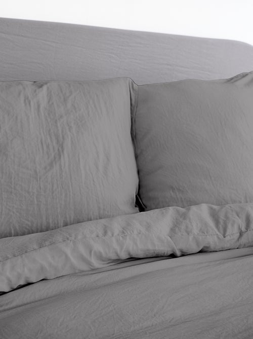 Parure de lit unie ultra douce - 1 ou 2 personnes - Kiabi