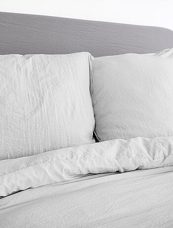 Parure de lit unie ultra douce - 1 ou 2 personnes