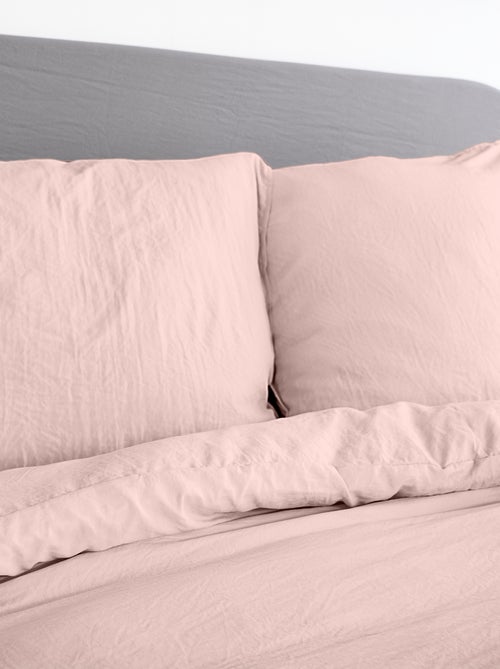 Parure de lit unie ultra douce - 1 ou 2 personnes - Kiabi