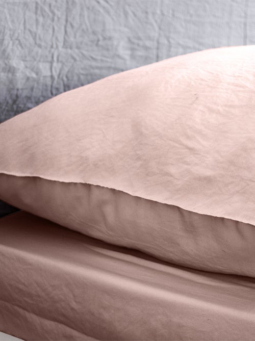 Parure de lit unie ultra douce - 1 ou 2 personnes - Kiabi