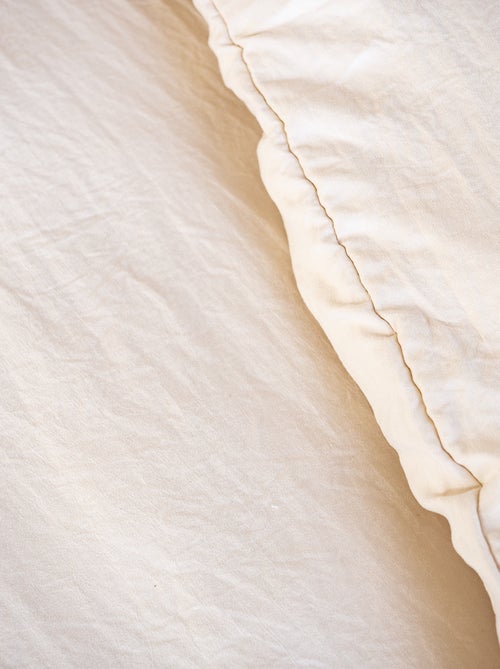 Parure de lit unie ultra douce - 1 ou 2 personnes - Kiabi