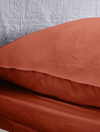 Parure de lit unie ultra douce - 1 ou 2 personnes