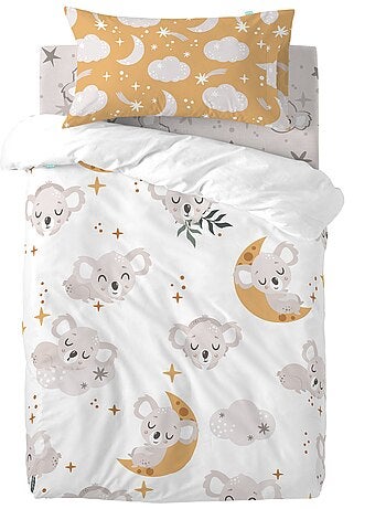 Parure housse de couette 2 pi?ces Baby koala "Happyfriday