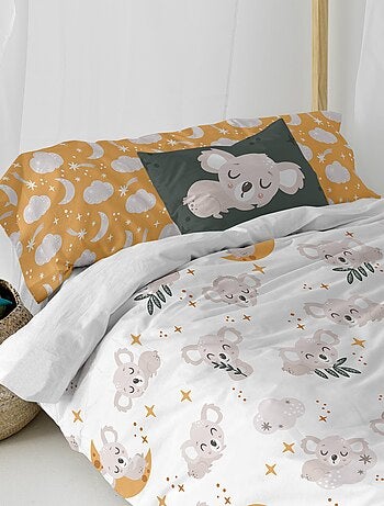 Parure housse de couette 2 pi?ces Baby koala "Happyfriday