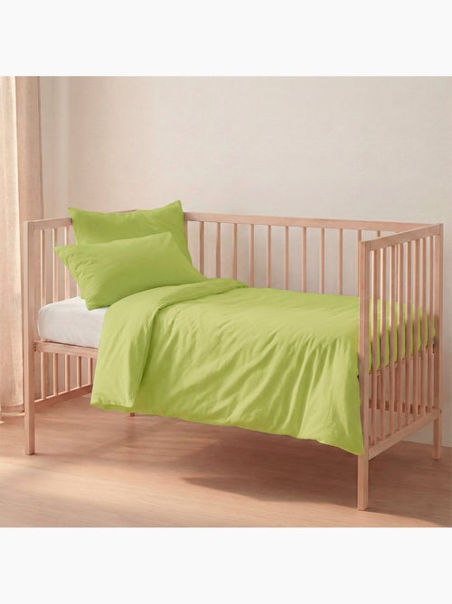 Parure housse de couette 2 pièces Basic Lit Bébé "Happyfriday" - Kiabi Parure housse de couette 2 pièces Basic Lit Bébé "Happyfriday" - Kiabi