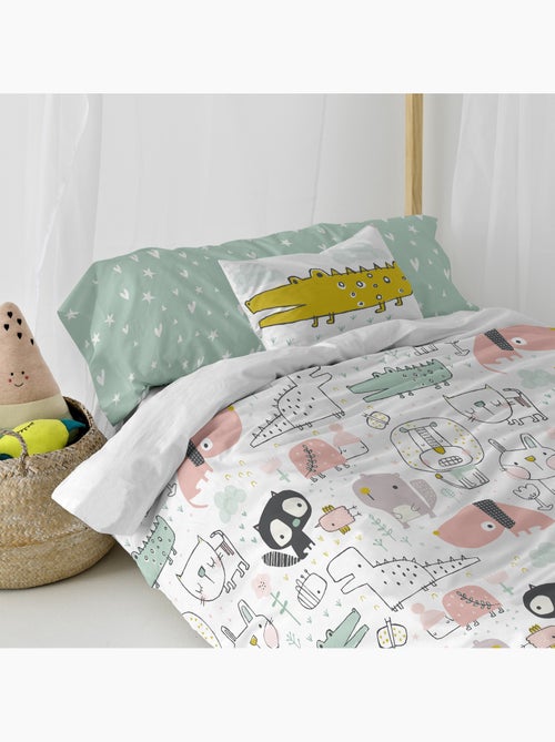 Parure housse de couette 2 pièces Best buddies "Happyfriday" - Kiabi Parure housse de couette 2 pièces Best buddies "Happyfriday" - Kiabi