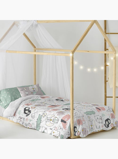 Parure housse de couette 2 pièces Best buddies "Happyfriday" - Kiabi Parure housse de couette 2 pièces Best buddies "Happyfriday" - Kiabi