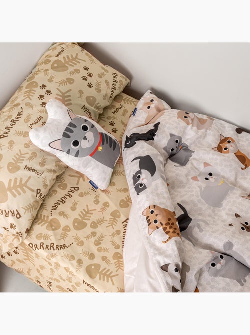 Parure housse de couette 2 pièces Cats "Happyfriday" - Kiabi Parure housse de couette 2 pièces Cats "Happyfriday" - Kiabi