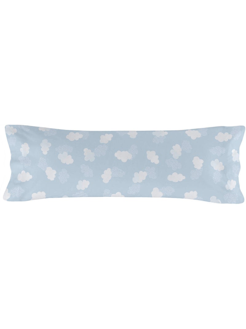 Parure housse de couette 2 pièces Clouds "Happyfriday" Bleu - Kiabi