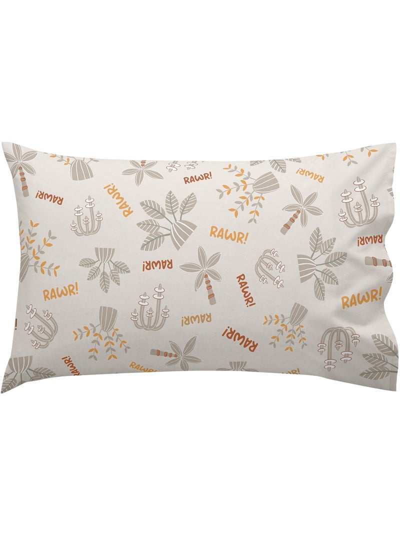 Parure housse de couette 2 pièces Dino family "Happyfriday" Multicolore - Kiabi