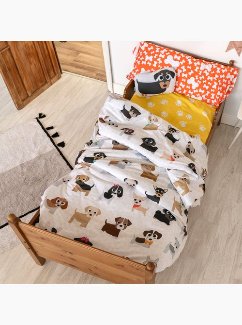 Parure housse de couette 2 pièces Dogs "Happyfriday" - Kiabi Parure housse de couette 2 pièces Dogs "Happyfriday" - Kiabi