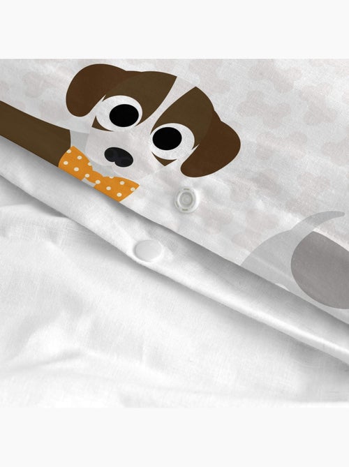 Parure housse de couette 2 pièces Dogs "Happyfriday" - Kiabi Parure housse de couette 2 pièces Dogs "Happyfriday" - Kiabi