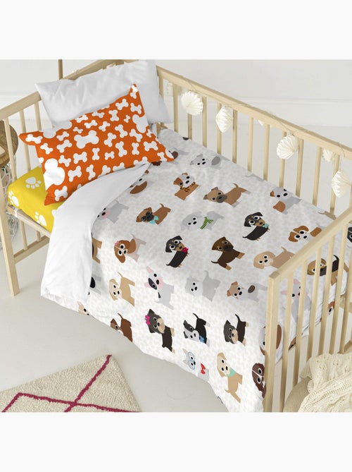 Parure housse de couette 2 pièces Dogs Lit Bébé "Happyfriday" - Kiabi Parure housse de couette 2 pièces Dogs Lit Bébé "Happyfriday" - Kiabi