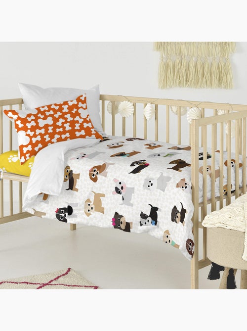 Parure housse de couette 2 pièces Dogs Lit Bébé "Happyfriday" - Kiabi Parure housse de couette 2 pièces Dogs Lit Bébé "Happyfriday" - Kiabi