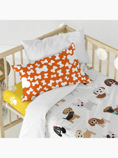 Parure housse de couette 2 pièces Dogs Lit Bébé "Happyfriday" - Kiabi Parure housse de couette 2 pièces Dogs Lit Bébé "Happyfriday" - Kiabi