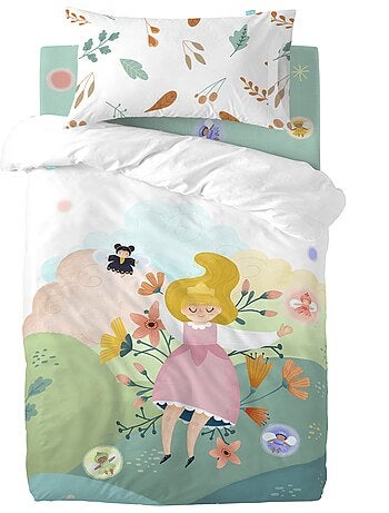 Parure housse de couette 2 pièces Dreaming Lit Bébé "Happyfriday