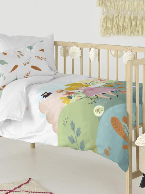 Parure housse de couette 2 pièces Dreaming Lit Bébé "Happyfriday" - Kiabi Parure housse de couette 2 pièces Dreaming Lit Bébé "Happyfriday" - Kiabi