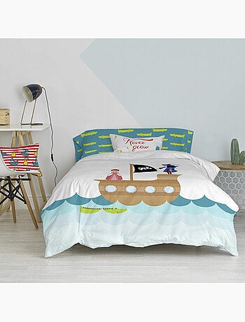 Parure housse de couette 2 pièces flying boy "happyfriday