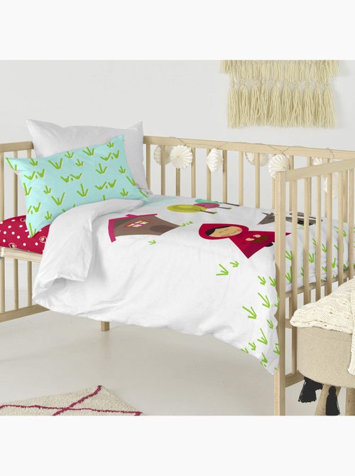 Parure housse de couette 2 pièces Grandma Lit Bébé "Happyfriday" - Kiabi Parure housse de couette 2 pièces Grandma Lit Bébé "Happyfriday" - Kiabi