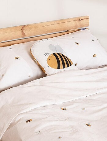 Parure housse de couette 2 pièces Honey "Happyfriday