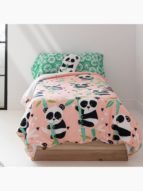 Parure housse de couette 2 pièces Panda garden "Happyfriday" - Kiabi Parure housse de couette 2 pièces Panda garden "Happyfriday" - Kiabi