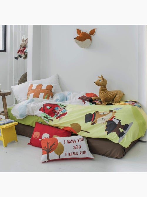 Parure housse de couette 2 pièces Piggys "Happyfriday" - Kiabi Parure housse de couette 2 pièces Piggys "Happyfriday" - Kiabi