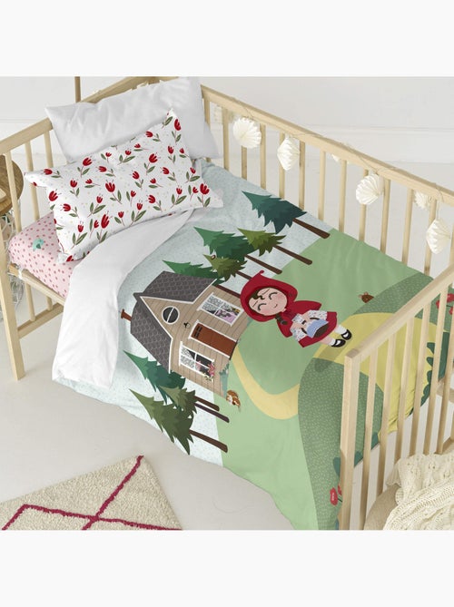 Parure housse de couette 2 pièces Red riding hood Berceau "Happyfriday" - Kiabi Parure housse de couette 2 pièces Red riding hood Berceau "Happyfriday" - Kiabi