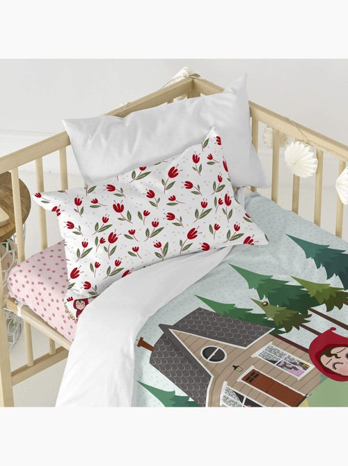 Parure housse de couette 2 pièces Red riding hood Berceau "Happyfriday" - Kiabi Parure housse de couette 2 pièces Red riding hood Berceau "Happyfriday" - Kiabi