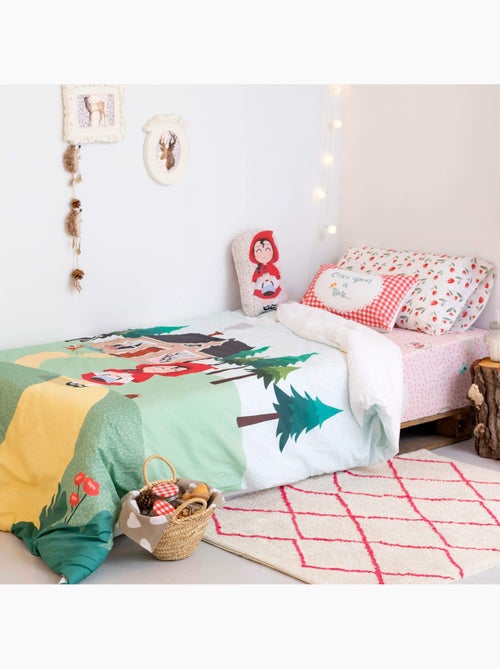 Parure housse de couette 2 pièces Red riding hood "Happyfriday" - Kiabi Parure housse de couette 2 pièces Red riding hood "Happyfriday" - Kiabi