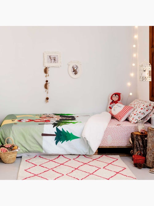 Parure housse de couette 2 pièces Red riding hood "Happyfriday" - Kiabi Parure housse de couette 2 pièces Red riding hood "Happyfriday" - Kiabi