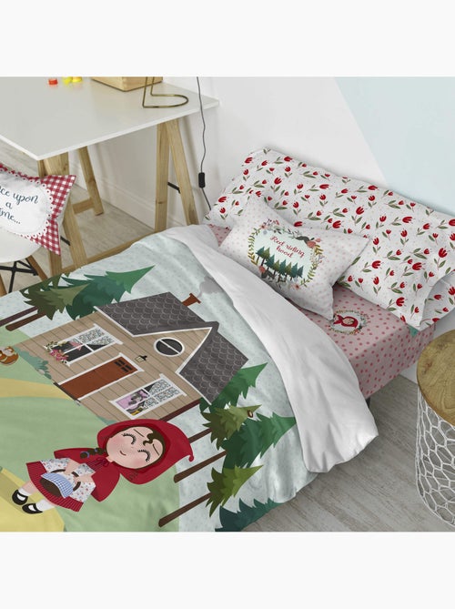 Parure housse de couette 2 pièces Red riding hood "Happyfriday" - Kiabi Parure housse de couette 2 pièces Red riding hood "Happyfriday" - Kiabi