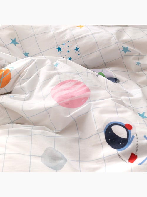 Parure housse de couette 2 pièces Space explorer "Happyfriday" - Kiabi Parure housse de couette 2 pièces Space explorer "Happyfriday" - Kiabi