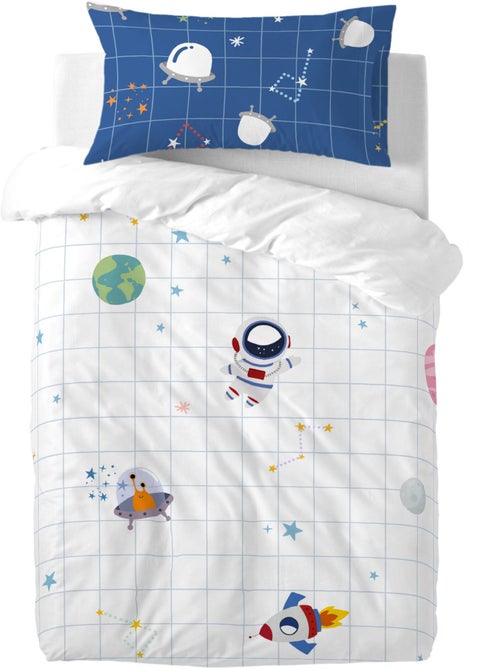 Parure housse de couette 2 pièces Space explorer "Happyfriday" - Kiabi Parure housse de couette 2 pièces Space explorer "Happyfriday" - Kiabi