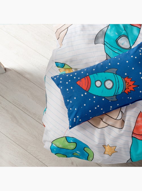 Parure housse de couette 2 pièces Space rocket "Happyfriday" - Kiabi Parure housse de couette 2 pièces Space rocket "Happyfriday" - Kiabi